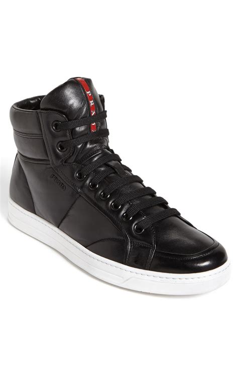 prada avenue high top sneaker|Prada high top sneakers sale.